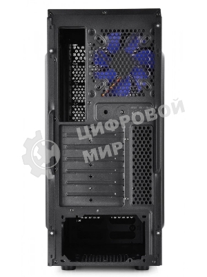 Компьютерный корпус Deepcool TESSERACT BF (DP-CCATX-TSRBFBK), без БП, черно-синий, ATX, видеокарта до 310мм, высота кулера для процессора до 165мм, 7 слотов расширения, 2 отсека 5.25