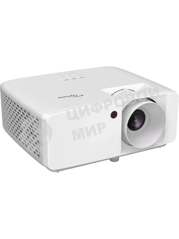 Лазерный проектор Optoma HZ146X-W DLP FullHD(1920x1080),3800 ANSI lm;2000000:1;Zoom 1,1x;TR 1.48-1.62:1;HDMI x2; AudioOUT x1 3.5мм; USB-A power 1.5A ; RS232; 15W mono; 34dB; 3kg белый (E9PD7KK01EZ1E)