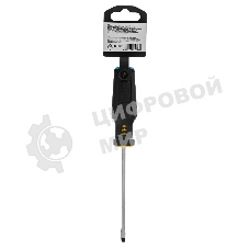 Отвертка Denzel SL4х100 мм, S2, 3к рукоятка