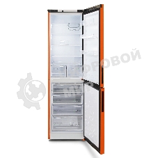 Холодильник Бирюса T6149 оранжевый двухкамерный 245/135 л морозилка снизу, автоматическое оттаивание