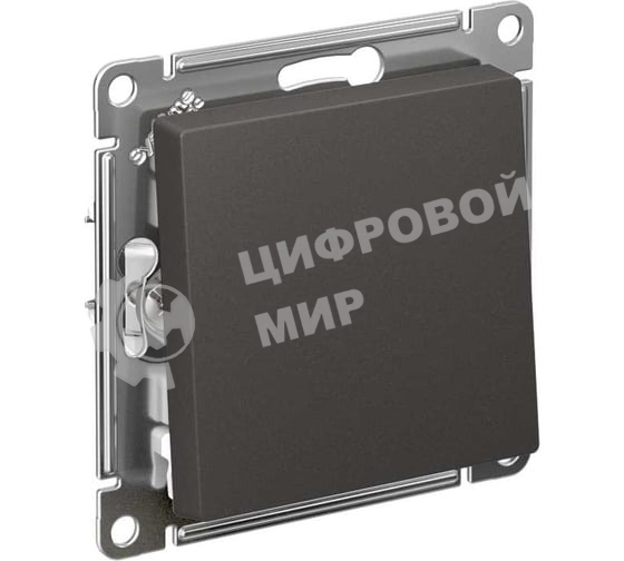 Выключатель 1-кл. AtlasDesign сх.1 10АХ механизм базальт SE