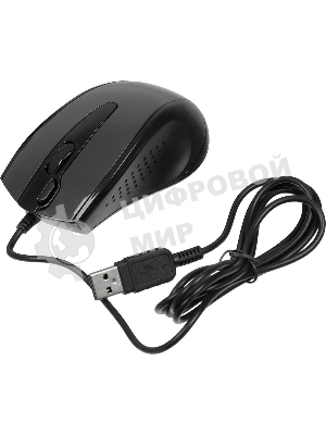 Мышь проводная A4Tech N-500F серый глянец/черный, 1200 dpi, USB, кнопки - 4