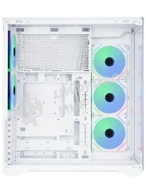 Корпус ATX Eurocase M4801 white, без БП, закаленное стекло 2 стороны