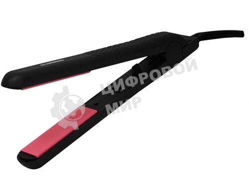 Выпрямитель для волос Starwind SHE5500 черный/розовый, 25 мм, 200 °C, 1 режим