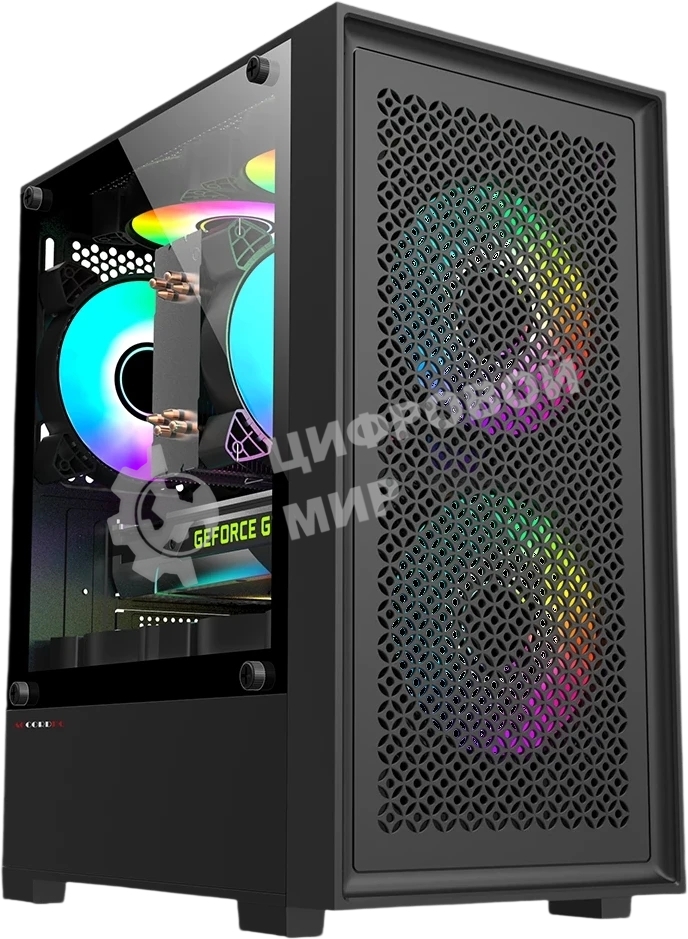 Корпус ACCORD ACC-1902, Mini-Tower, чёрный