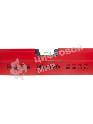 Уровень Matrix алюминиевый магнитный, 1500 мм, фрезерованный, 3 глазка, усиленный