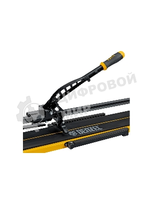Плиткорез рельсовый Denzel 1000х16мм, каретка на подш., стальная станина, усил. рукоятка-пенал