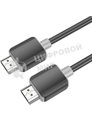 Кабель Hoco US08 ver2.0 HDMI (m) HDMI (m) 2м черный (пакет)