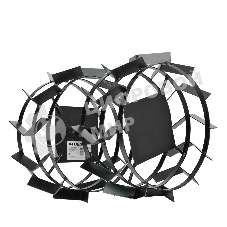 Грунтозацепы для мотоблока ПАТРИОТ ТИП.2 усилен. (диаметр 500мм, ширина 200мм) (пар) ГР3 500.200.д30