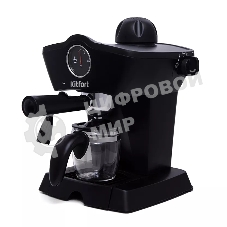 Кофеварка рожковая Kitfort КТ-706 черный, исп. кофе - молотый, 0,25 л, 800 Вт, 3,5 бар