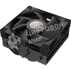 Кулер для процессора DEEPCOOL AN400 черный, 92 мм, алюминий/медь, 2950 об/мин, 23.2 дБ, 4 pin, 150 Вт, 52.5 мм