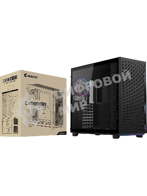 Компьютерный корпус Gigabyte Gb-AC400G черный без БП ATX 2xUSB 3.0 1xUSB3.1 audio bott PSU