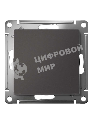 Выключатель 1-кл. AtlasDesign сх.1 10АХ механизм базальт SE