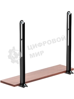 Подставка для аксессуаров Ultramounts UM313B черный/орех макс.10кг настенный