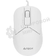 Мышь проводная A4Tech Fstyler FM12S белый, 1200 dpi, USB, кнопки - 3