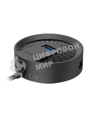 Разветвитель USB 3.0 A4Tech HUB-30 4порт. черный