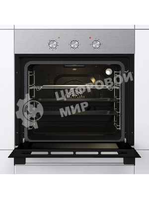 Встраиваемый духовой шкаф электрический Gorenje BO6727E03NX, черный/серебристый