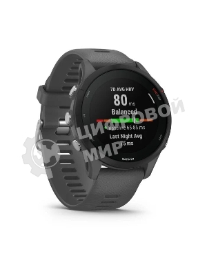 Смарт-часы Garmin Forerunner 255 темно-серый 45,6мм