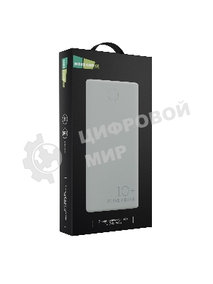 Портативный аккумулятор More choice (4610196408694) PB11-10 White 10000mAh 2USB