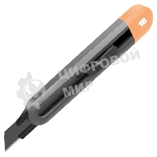 Технический нож Home Series Gray Deli HT4018C ширина лезвия 18мм, эксклюзивный дизайн, корпус из высококачественного софттач пластика