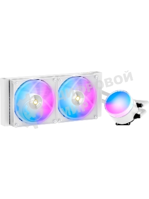 Система охлаждения Ocypus Sigma L24 WH ARGB, 240мм, LCD Pump 2.4