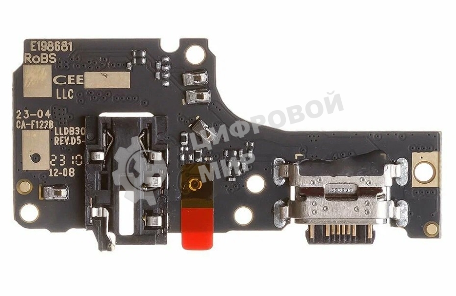 Шлейф с разъемом зарядки для Xiaomi Redmi Note 10 Pro