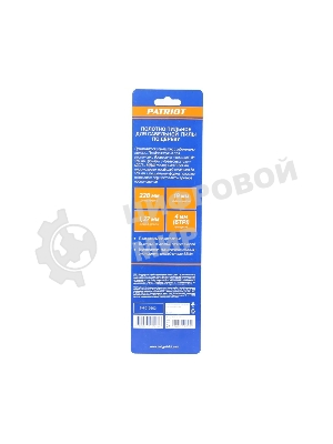 Полотно пильное PATRIOT для сабельной пилы, по дереву 228*19*1.27мм*6T 2 шт.