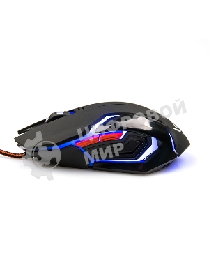 Мышь проводная Nakatomi MOG-20U черный, 2400 dpi, USB, кнопки - 6