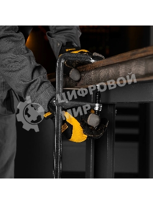 Струбцина Denzel F-образная, 120x600 мм, кованая