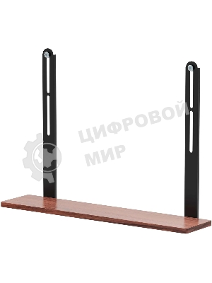 Подставка для аксессуаров Ultramounts UM313B черный/орех макс.10кг настенный