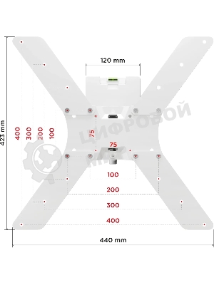 Кронштейн Holder LCD-5520-W белый 