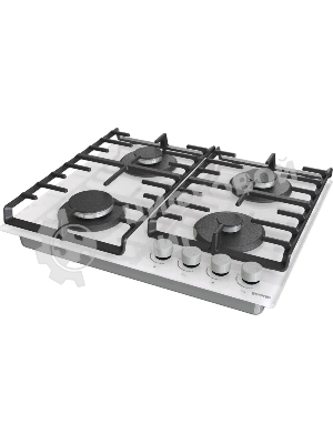 Газовая варочная панель Gorenje GT642AXW, 4 конфорки, закаленное стекло, белый