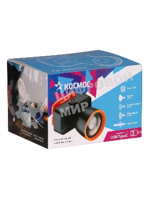 Фонарь налобный аккумуляторный КОСМОС KOC531Lit черный