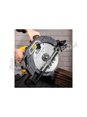 Циркулярная пила Deli DL-YJ235-E1 (2200Вт, 4200об/мин, диаметр диска 235мм)