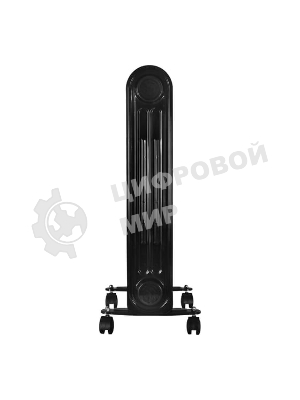 Обогреватель масляный Ресанта ОМПТ-9НЧ (9 секций) черный, 2000 Вт, 25 м2, термостат 67/3/14