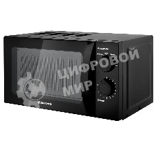 Микроволновая печь BRAYER BR2500 черный, 20 л, 700 Вт, переключатели - поворотный механизм