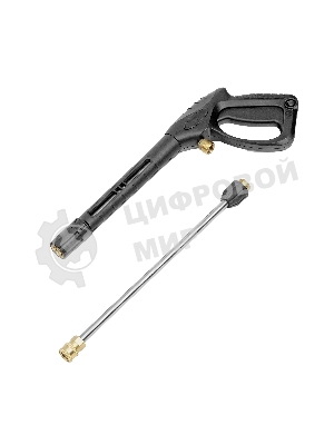 Моечная машина высокого давления Denzel R-230iD, 3300 Вт, 230 бар, 600 л/ч, асинх. двиг., бараб.