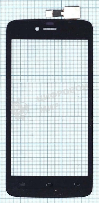 Сенсорное стекло (тачскрин) для Explay Air, черное