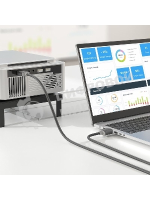 Кабель Hoco US08 ver2.0 HDMI (m) HDMI (m) 2м черный (пакет)