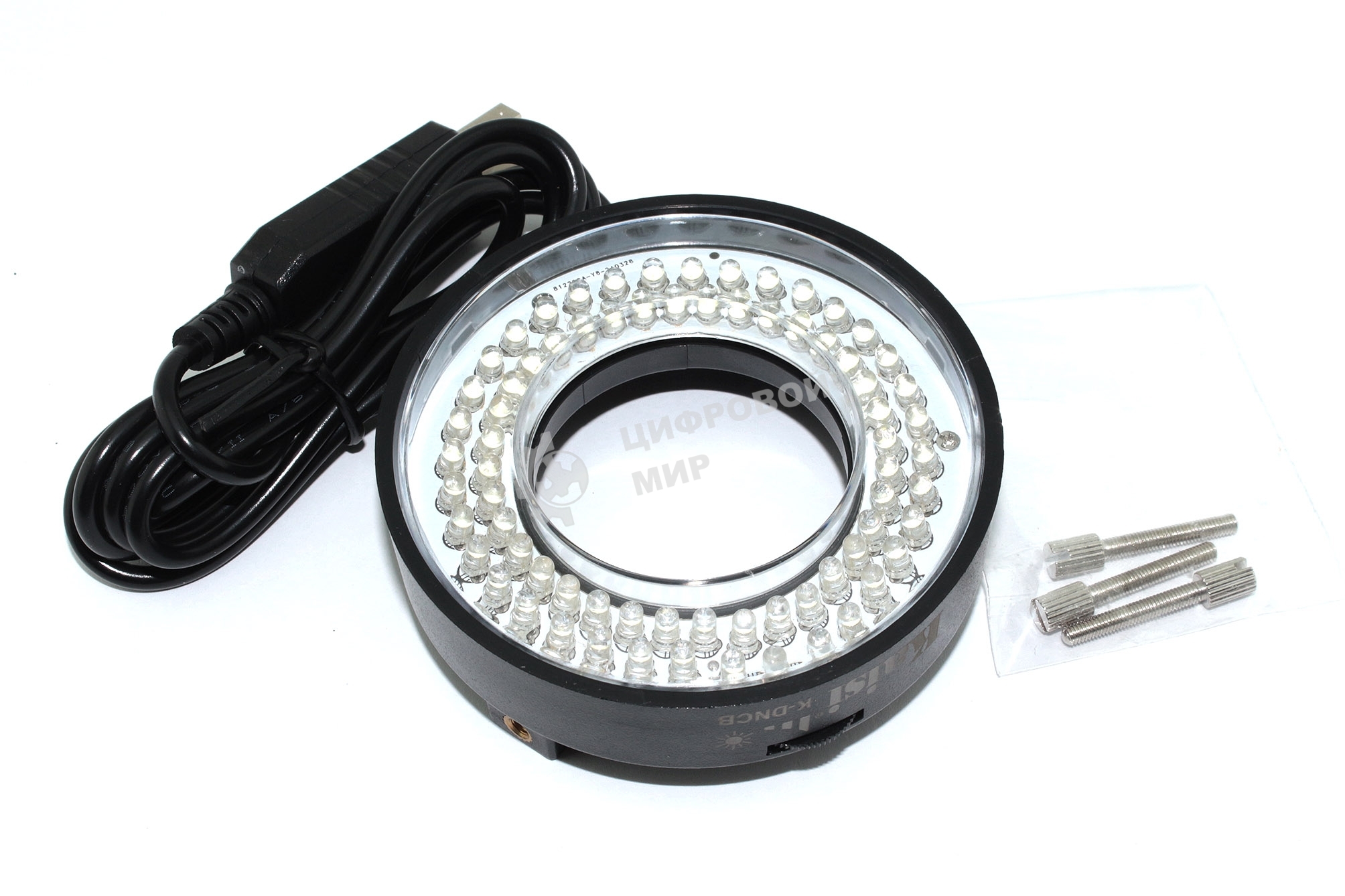 Лампа для микроскопа кольцевая светодиодная Kaisi K-DNCB