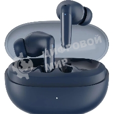 Наушники TWS Tecno Buds 4 темно-синий, внутриканальные, Bluetooth, до 6 ч