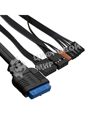 Компьютерный корпус Minitower ExeGate BAA-109U2-UNS350 (mATX, БП UNS350 с вент. 12см, 2*USB+2*USB 3.0, аудио, черный)