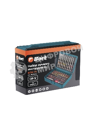 Набор бит Bort BTK-71 (71 предмет)