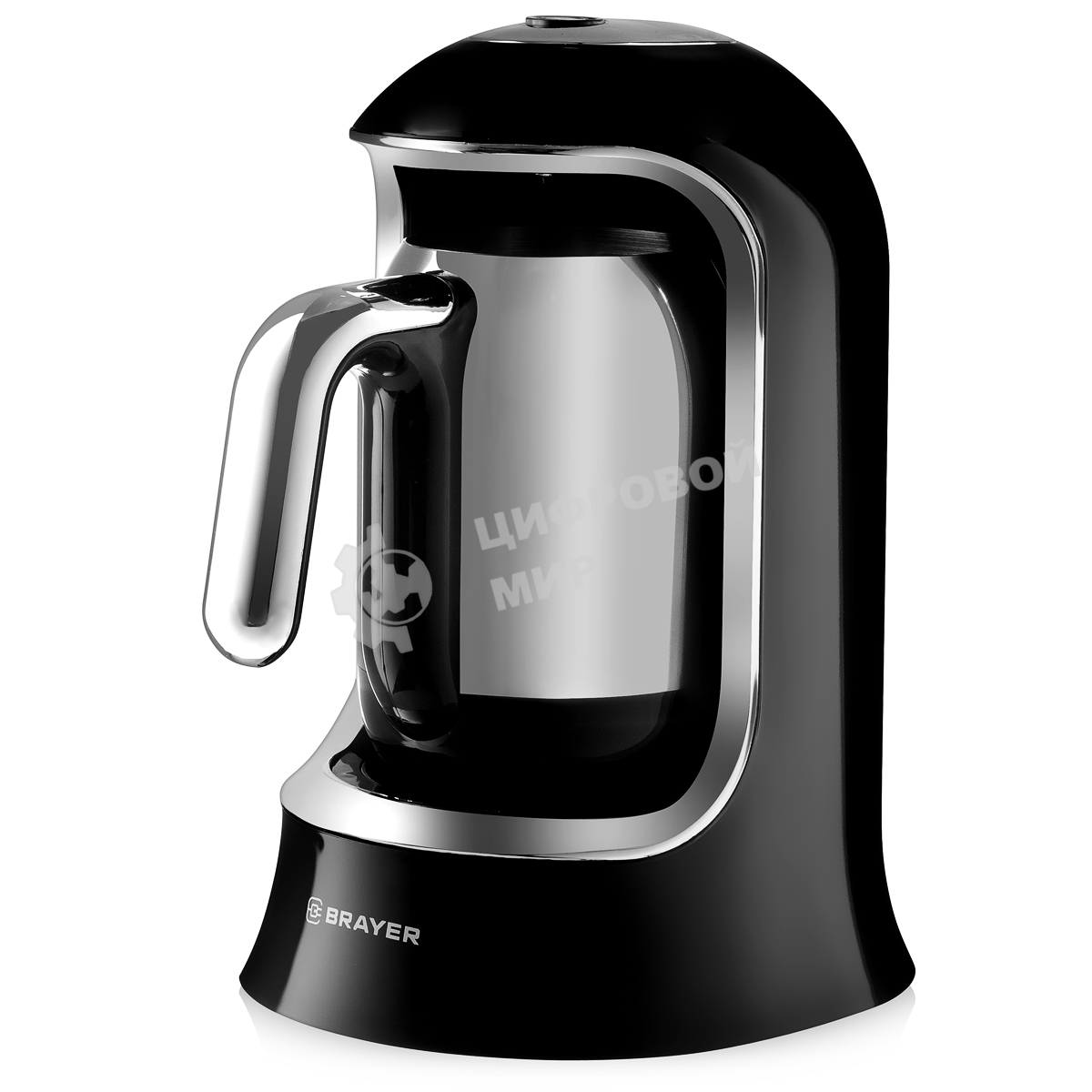 Электрическая турка BRAYER BR1145 черный, исп. кофе - молотый, 0.5 л, 800 Вт.
