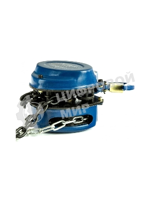 Таль цепная Stels 51946 2 т, h подъема 2,5 м, расстояние между крюками 400 мм