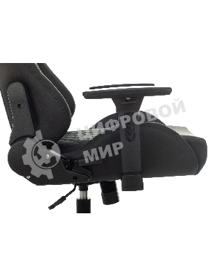 Кресло Knight ARMOR черный, экокожа, 120 кг, механизм качания