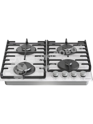 Газовая варочная панель Gorenje GT642AXW, 4 конфорки, закаленное стекло, белый
