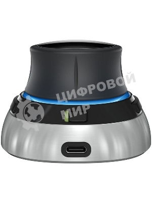 Мышь беспроводная 3DConnexion SpaceMouse Wireless (3DX-700115) черный/серебристый, радиоканал, Bluetooth, USB, кнопки - 2