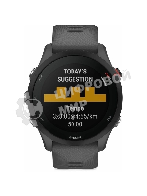 Смарт-часы Garmin Forerunner 255 темно-серый 45,6мм