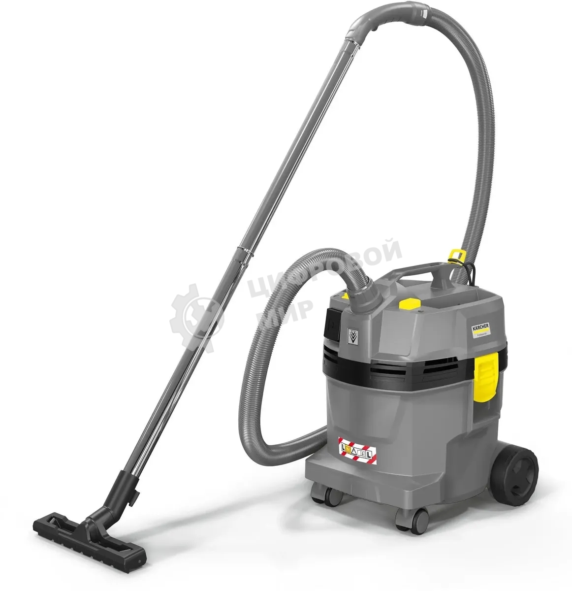 Пылесос строительный Karcher NT 22/1 Ap Te серый, 1300 Вт, уборка сухая/влажная, пылесборник мешок/контейнер, 22 л